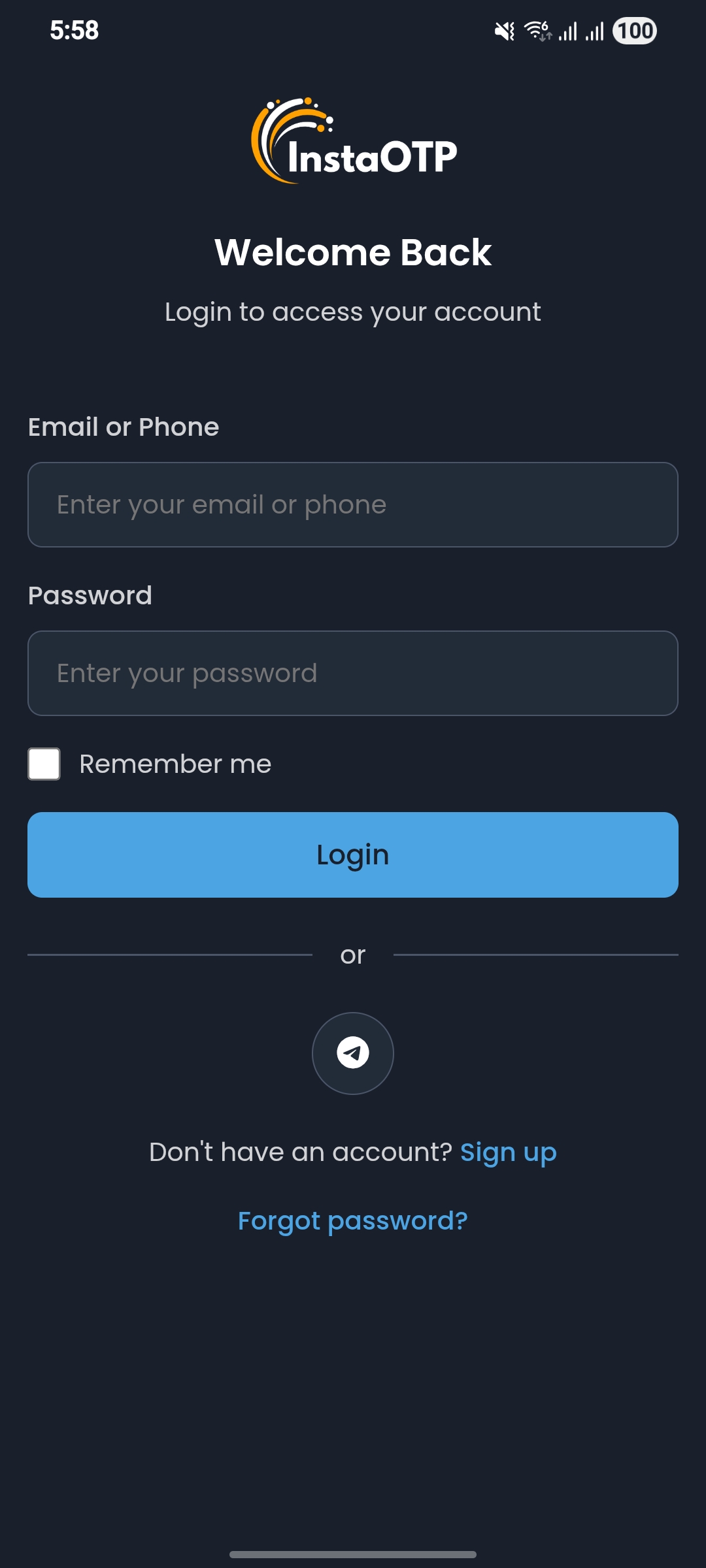 App Dashboard