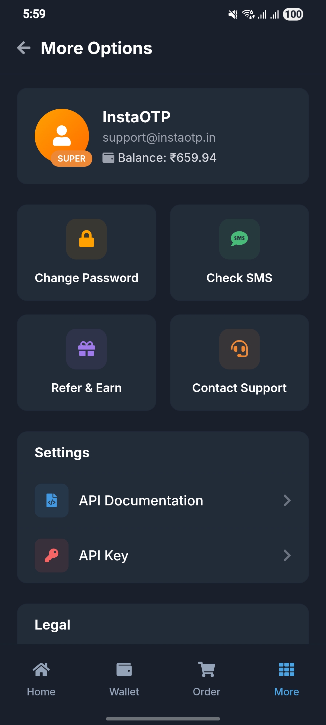 More Options